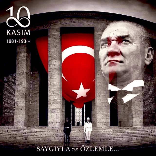 Cumhuriyetimizin kurucusu, Ulu Önder Gazi Mustafa Kemal Atatürk’ü ebediyete intikalinin 87. yılında saygı, sevgi ve özlemle anıyorum.

Mekanın Cennet Olsun ATAM

1881-193∞
#10Kasım
#MustafaKemalAtatürk