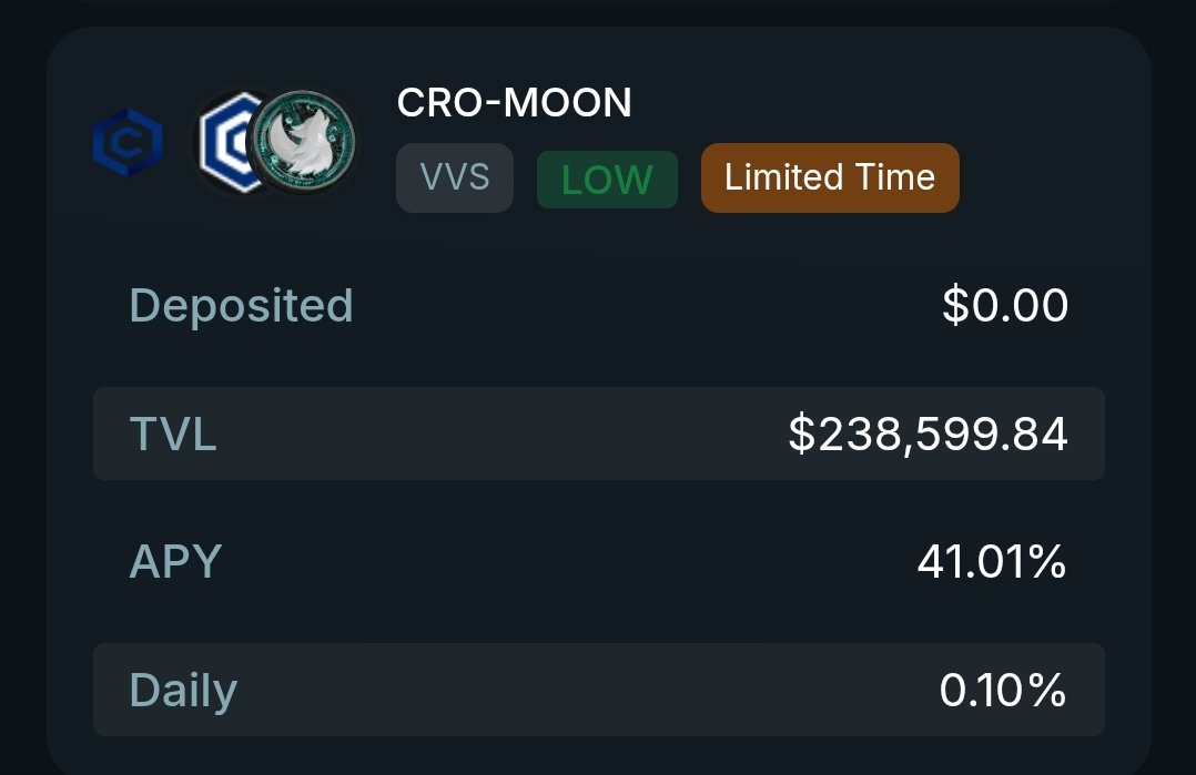 Akiyoshi_smartX's tweet photo. Hey #CroFam, wake up the sleeper in your wallet
If your $CRO and Cronos assets are just sitting there doing nothing, you’re literally leaving rewards on the table
@compoundrdotapp turns your idle bags into non-stop earners your #APYs grow while you howl with the #Wolfpack
It’s not just farming, it’s smart compounding built by the legends at @wolfswapdotapp
#Amplify Let your money hustle harder than you do
