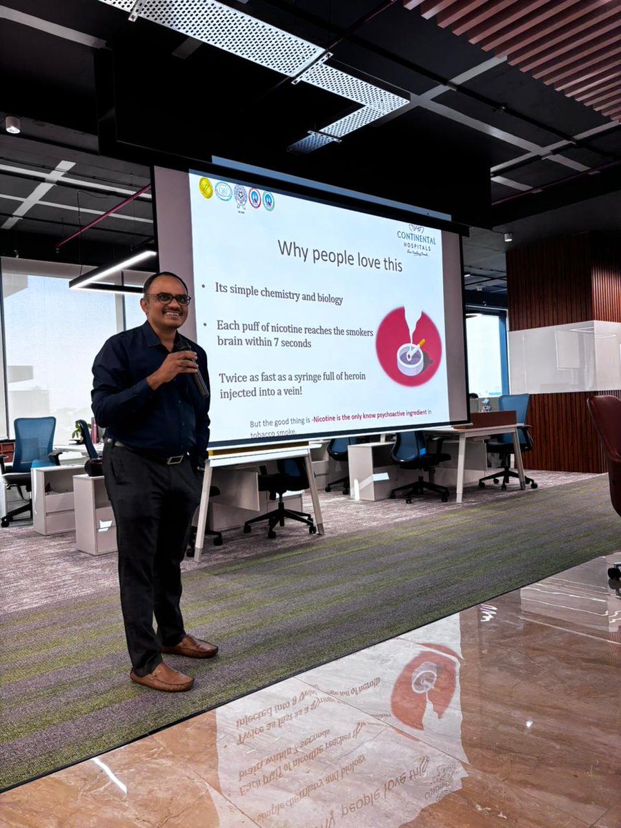 zyrixAILabs's tweet image. Breaking Myths. Building Awareness.
Dr. AVS Suresh from Continental Hospitals shared insights on “Myths and Misconceptions of Cancer,” reminding us that awareness is the first step toward prevention and hope. zyrix.ai

#CancerAwareness #HealthTalk #ZyrixAI