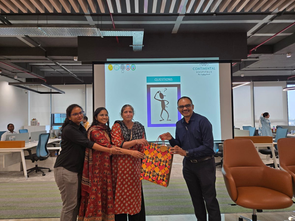 zyrixAILabs's tweet image. Breaking Myths. Building Awareness.
Dr. AVS Suresh from Continental Hospitals shared insights on “Myths and Misconceptions of Cancer,” reminding us that awareness is the first step toward prevention and hope. zyrix.ai

#CancerAwareness #HealthTalk #ZyrixAI