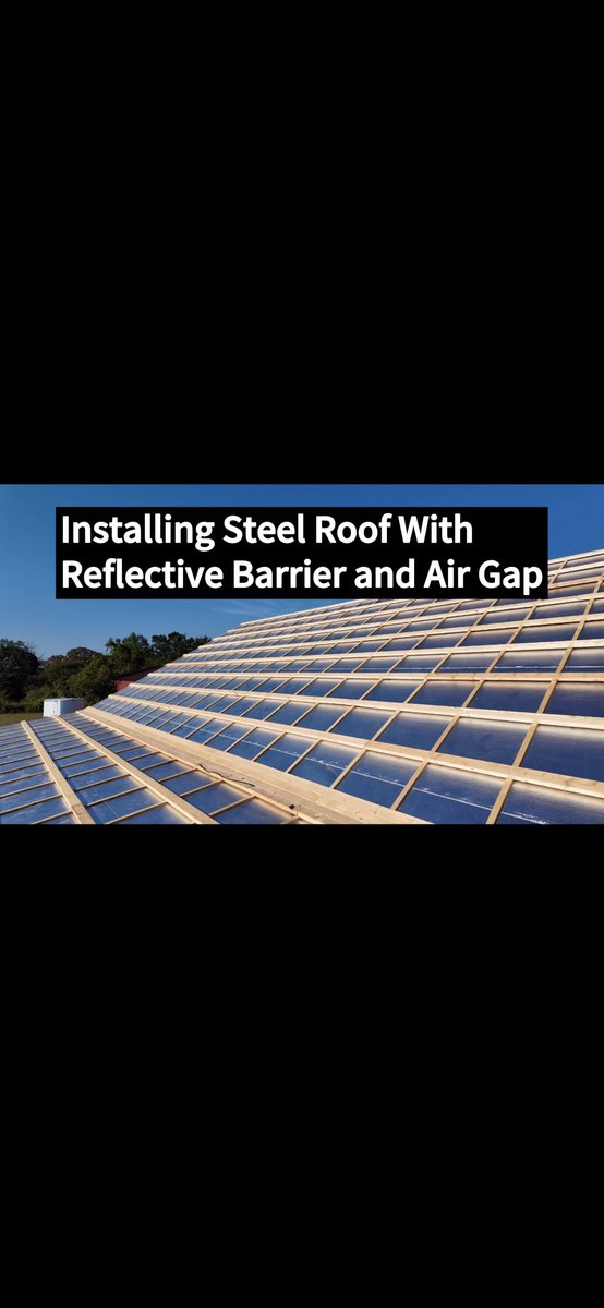 SmartEasyDIY's tweet image. These pictures are from a special perforated trim I had made for venting underneath my steel roof but on top of the roof deck but the question was how to finish it off and keep the insects out and have it vent properly. This is what I came up with. Video on my YouTube.