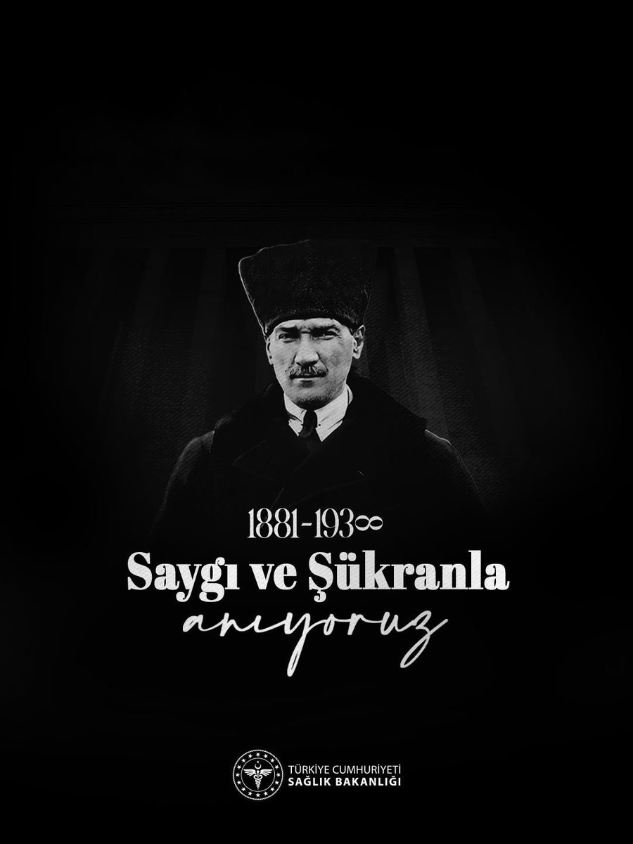 Cumhuriyetimizin Kurucusu Gazi Mustafa Kemal Atatürk'ü vefatının 87'nci yıl dönümünde saygı ve şükranla anıyoruz. 

#10Kasım