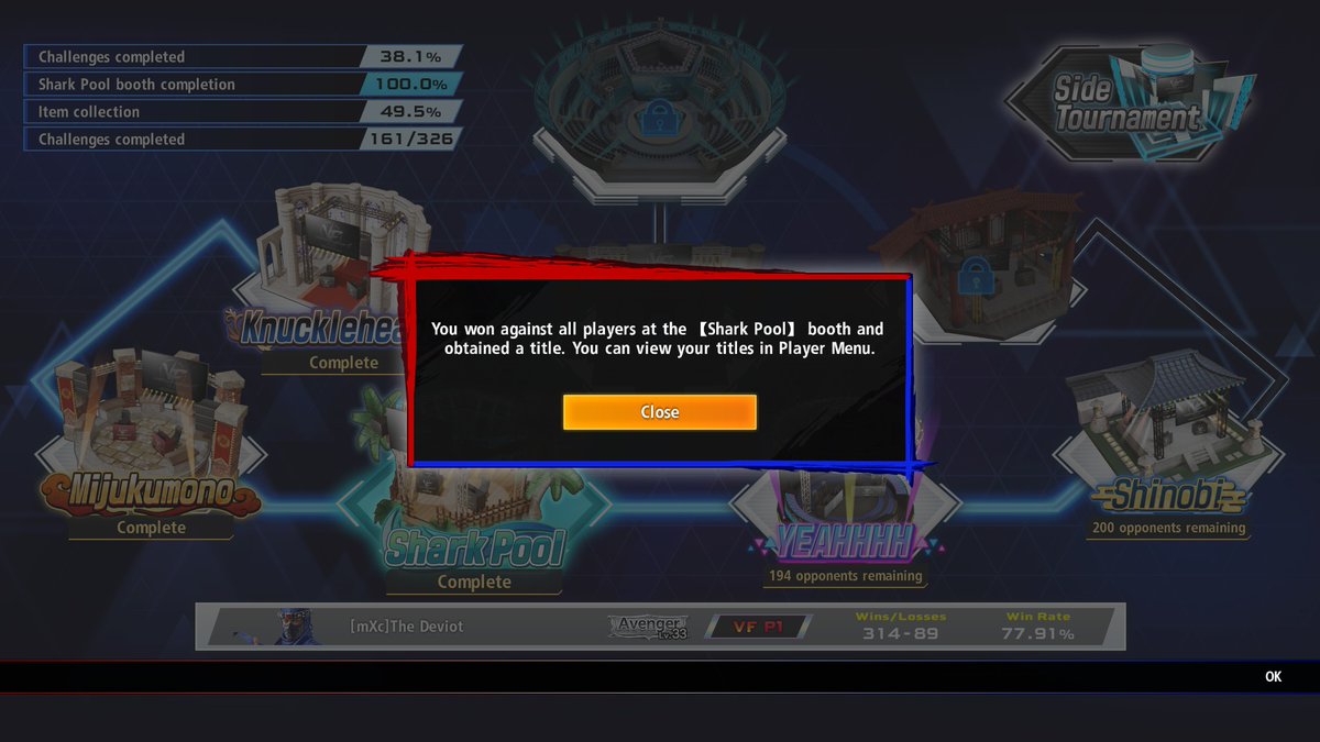 TheDeviot's tweet image. VF5&apos;s World Stage has been totally addictive. We completed the third building and got a big chunk of YEEEAH! out of the way. Thanks to the Human Hunter for the follow, WaverusherKobi for the pointers, @its_stitched @1upjohn for hanging out!