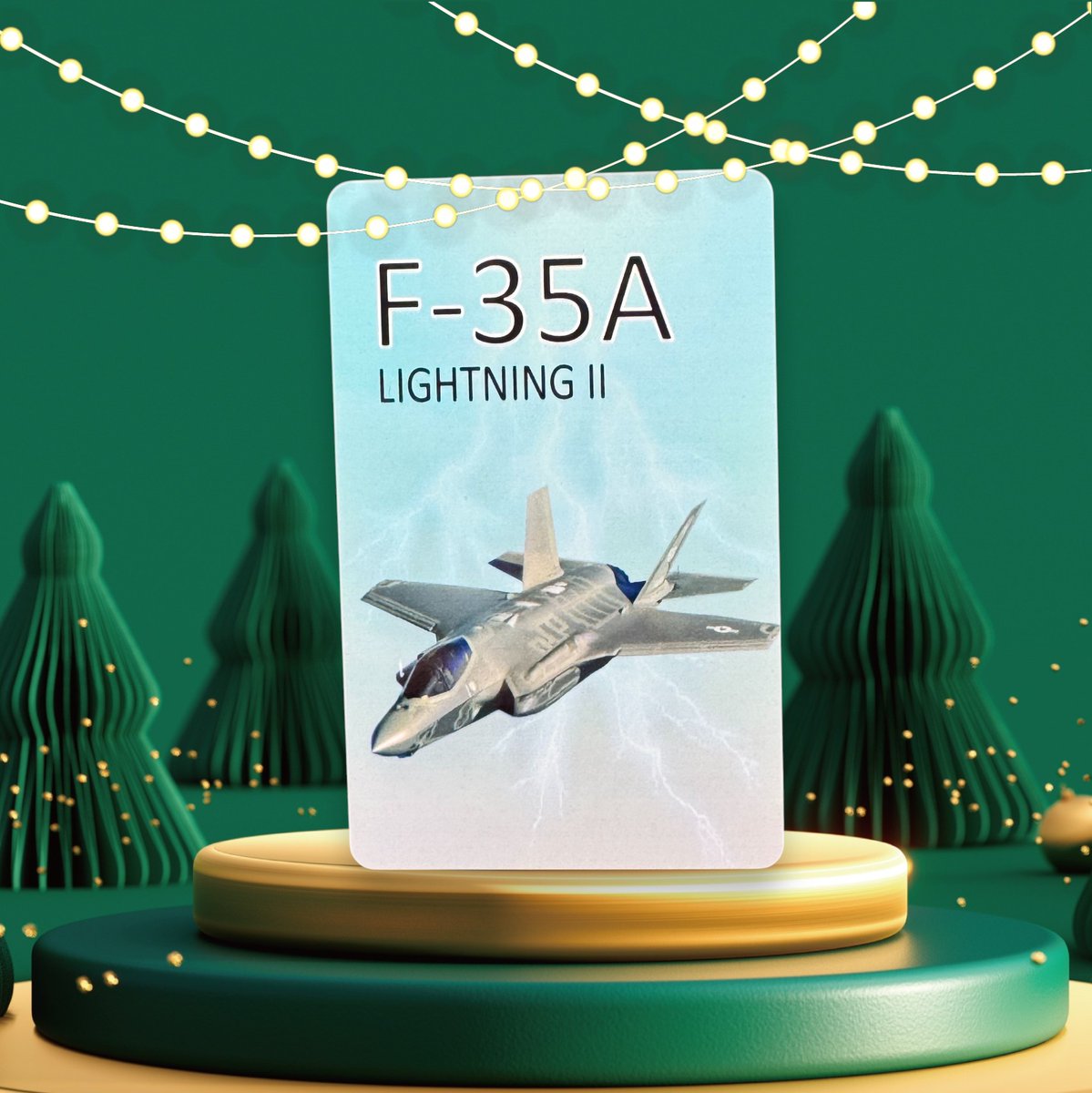 JetSetGOConnor's tweet image. ⚡ F-35 Lightning II - future of air power! Ideal Secret Santa gift for aviation enthusiasts and pilots. Just $3! 🎄✈️ tinyurl.com/2p9j3v3c #F35Lightning #FifthGenFighter #SecretSanta #GiftsForPilots #Aviation