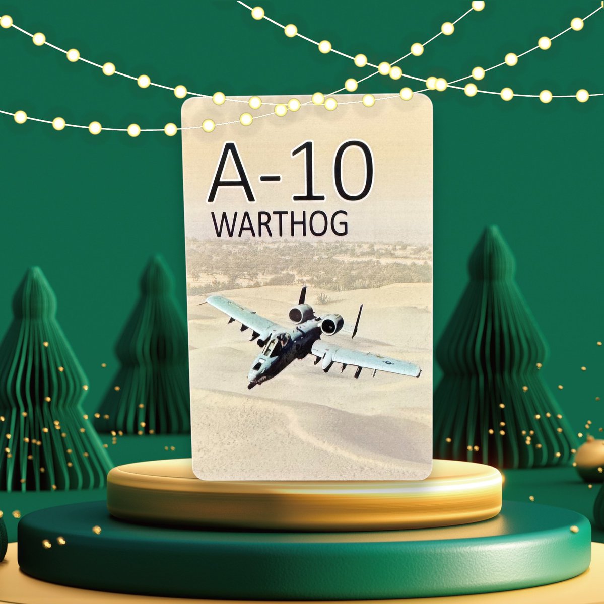 JetSetGOConnor's tweet image. 🔥 A-10 Warthog tank buster! Perfect Secret Santa gift for military aviation collectors and pilots. Only $3! 🎁✈️ tinyurl.com/2p9j3v3c #A10Thunderbolt #Warthog #SecretSanta #GiftsForHer #Aviation