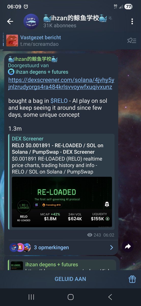 BarrytoValhalla's tweet image. Guys, the Goat @ihzn7 is also in #Relo. 👀🙏😉

$Relo is a unique monster. This will pump hard. 

@RELOADEDAI @ReloTrade