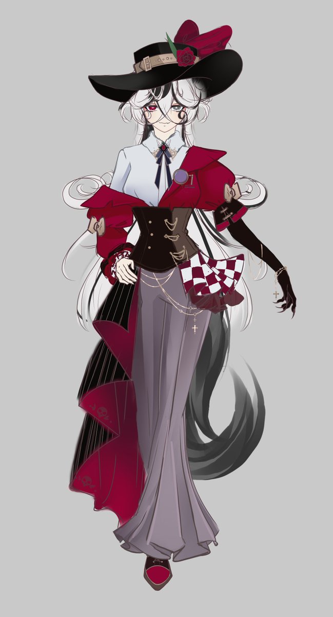 CrowCollie's tweet image. 🎨Concept VS Final 🎨

I designed and drew my model completely myself!! I can't wait to see life put into her one day!!💝