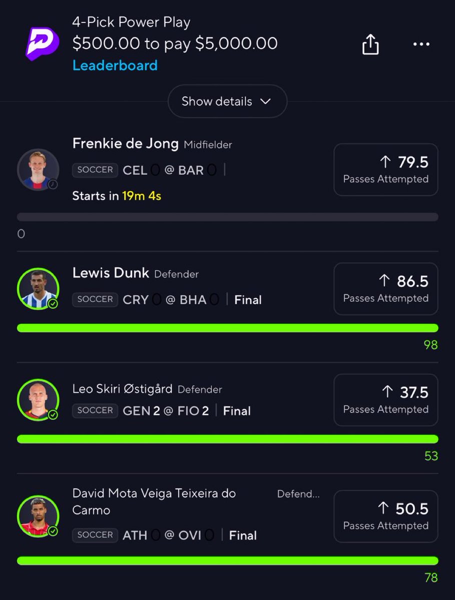 🚨PrizePicks 3x🚨 

Thank you for the love ❤️ 

TrustTheGOAT 🎾🐐

Join telegram link for premium plays 👇👇👇
t.me/+bGhGKBlvI1tmM…