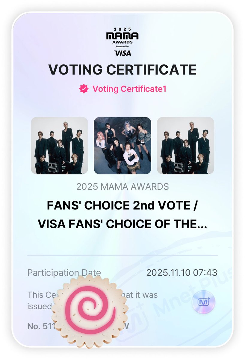 เริ่มโพสที่ 1 /10 พย 68
คะแนนจากแอพ mnet plus 90%
คะแนนจากแท็กและรี 10%

#2025MAMAVOTE #GOT7