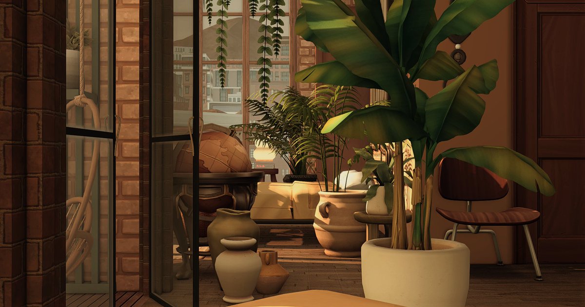 gaberialsims's tweet image. The Jang's Apartment. 🪴