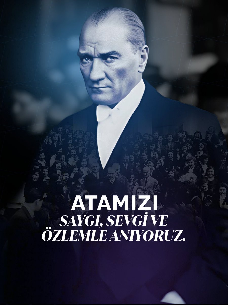 Cumhuriyetimizin kurucusu Gazi Mustafa Kemal Atatürk’ü aramızdan ayrılışının 87. yıl dönümünde saygı, sevgi ve özlemle anıyoruz. #10Kasim