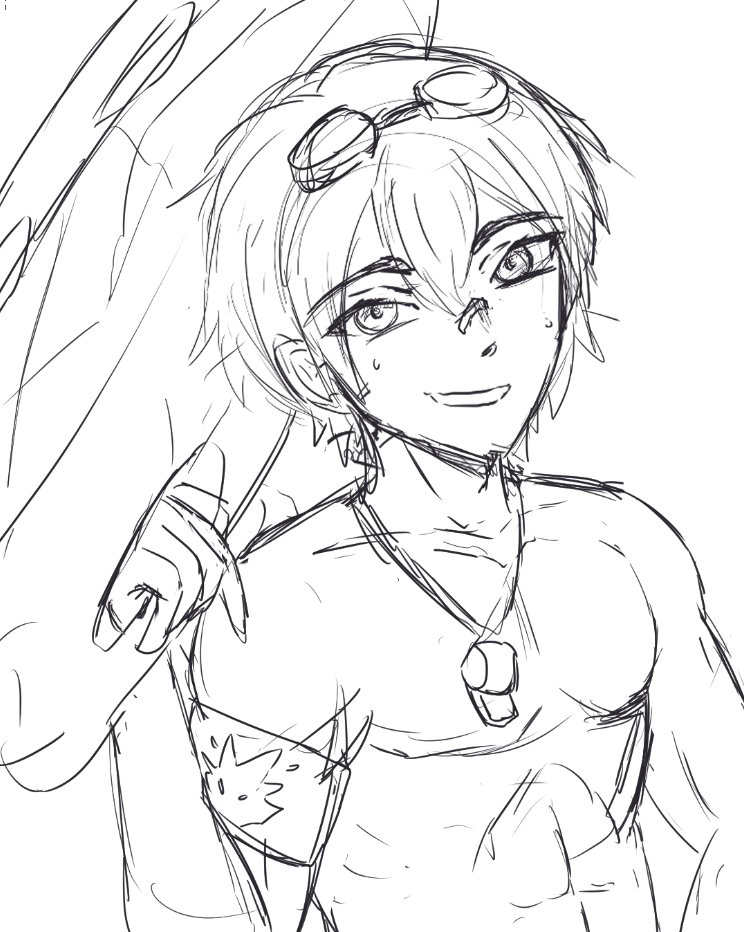 KirayVacuo's tweet photo. going Sketchathon
going through @hxlxlist Hololist start to give vtuber my sketch for those who are having anniversary and balloon day today as gift!

here ya go @elianofa_ BayWatch version.

#KiraySketchathon piece 12 https://t.co/VGpDKbDMps