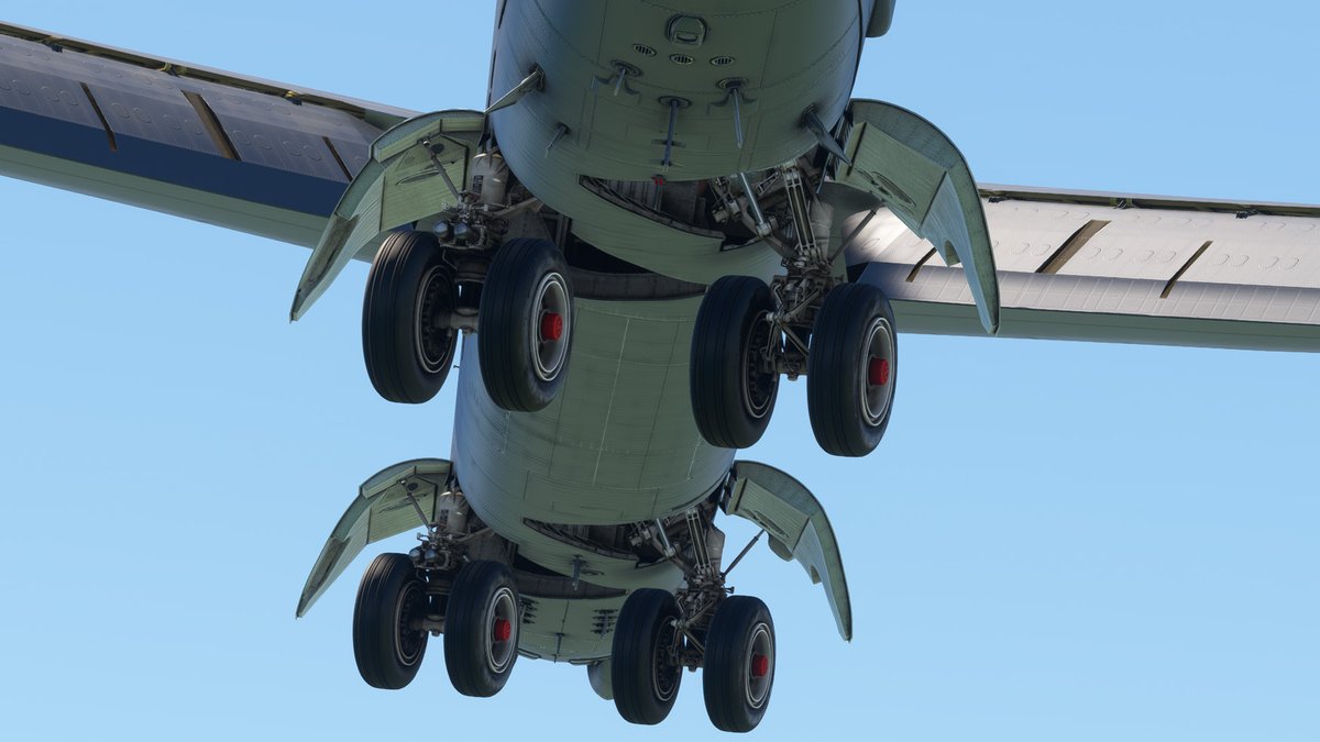 flying_isoko's tweet image. MSFS : B-52G Stratofortress

横風着陸用のクラブステアリングも再現されてるよ🦀
カニ走りにMSFS側が対応していないので、なんとか機能的にも再現出来るように模索中だそうだ。
#MSFS #MSFS2020 #FS2020