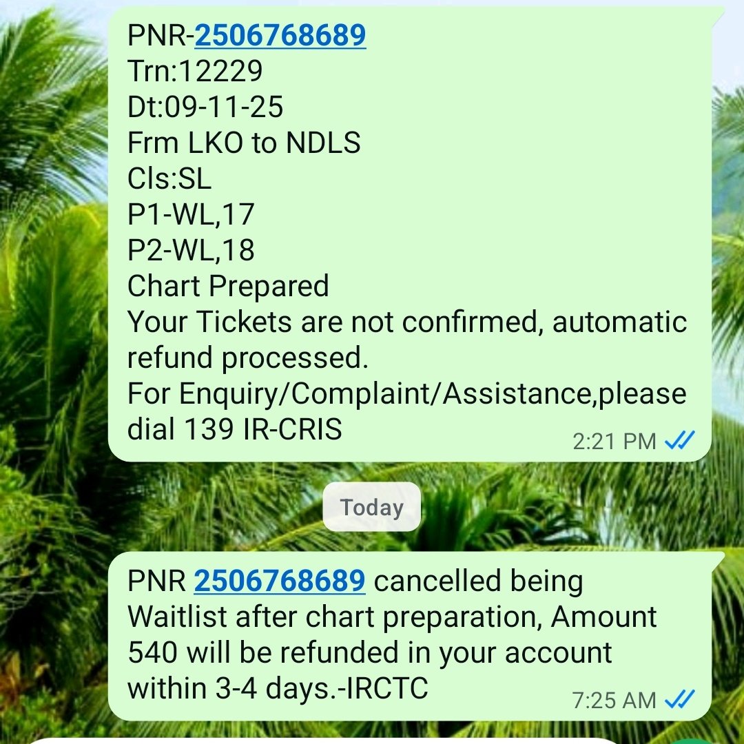 akver85's tweet photo. @IRCTCofficial @RailMinIndia @RailwaySeva 

Can you please tell me the charges of Automatic cancellation of FULLY Wait list ticket ??

Refunded only Rs. 540, however the ticket was of Rs. 660+GST. https://t.co/a8Yw6M55p6
