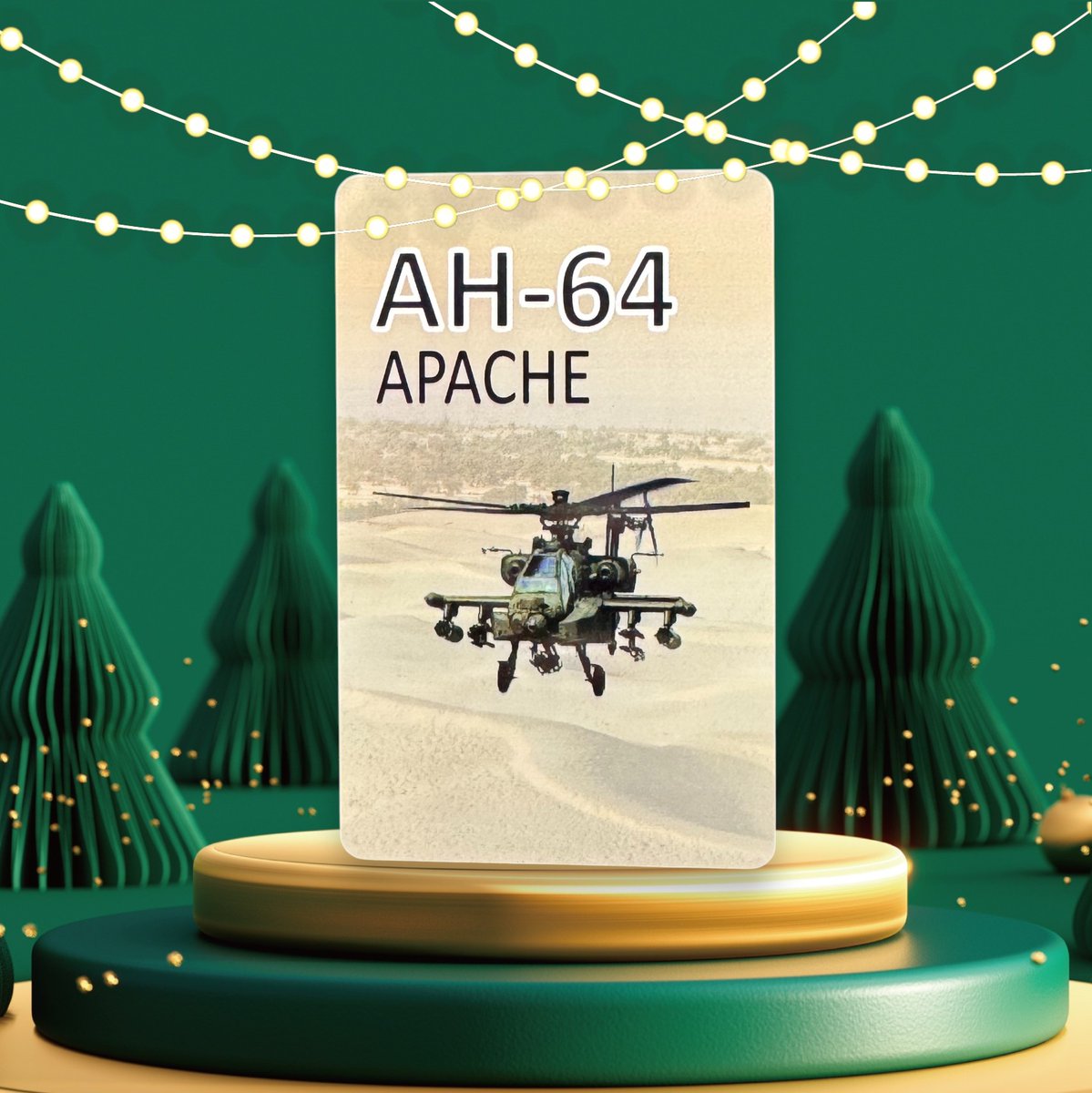 JetSetGOConnor's tweet image. 🚁 AH-64 Apache battlefield dominance! Perfect stocking stuffer for helicopter enthusiasts and military fans! 🎄🎅 tinyurl.com/2p9j3v3c #Apache #AttackHelicopter #StockingStuffers #AviationGifts #GiftsForPilots