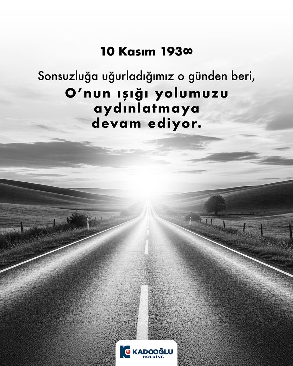 Cumhuriyet’imizin kurucusu Gazi Mustafa Kemal Atatürk’ü vefatının yıl dönümünde saygı, rahmet ve minnetle anıyor; açtığı yolda, gösterdiği hedefe durmadan yürümeye devam ediyoruz.