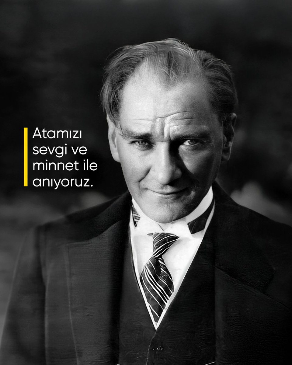 Atamızı sevgi ve minnet ile anıyoruz.

#ServisPlan #10Kasım