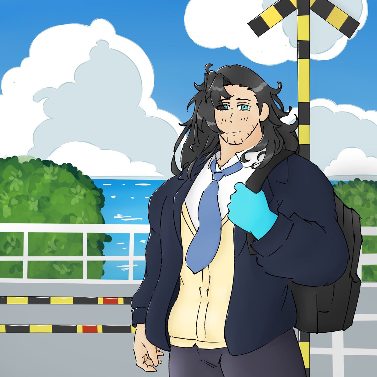 Puts your Fish man in Shoujo Rei
#JosuijiArt