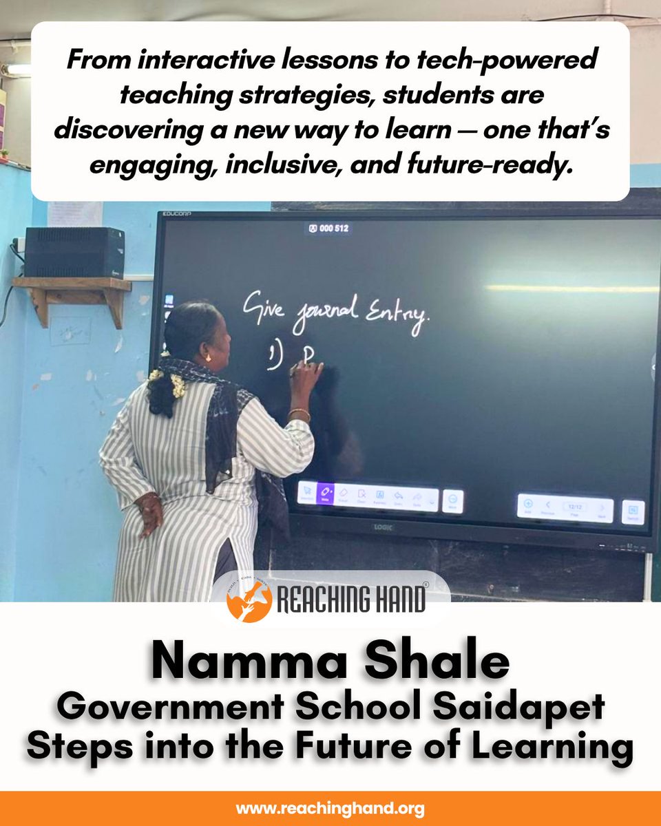ReachingHandBlr's tweet image. From interactive lessons to tech-powered teaching strategies, students are discovering a new way to learn — one that’s engaging, inclusive and future-ready.

#DigitalLearning  #empoweringstudents