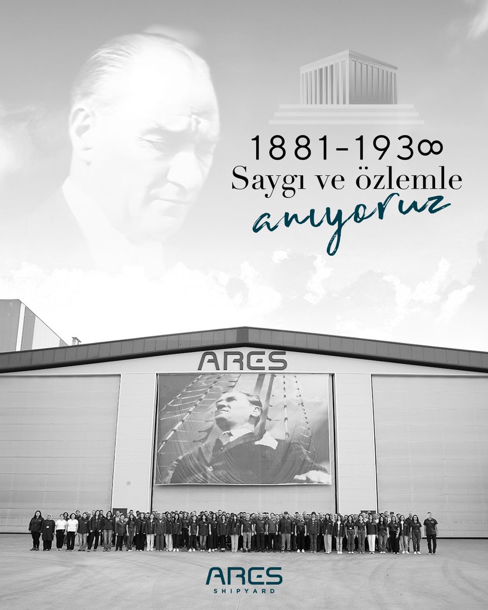 Türkiye Cumhuriyeti’nin kurucusu Mustafa Kemal ATATÜRK’ü saygı ve minnetle anıyoruz.

#10KASIM #MustafaKemalATATÜRK