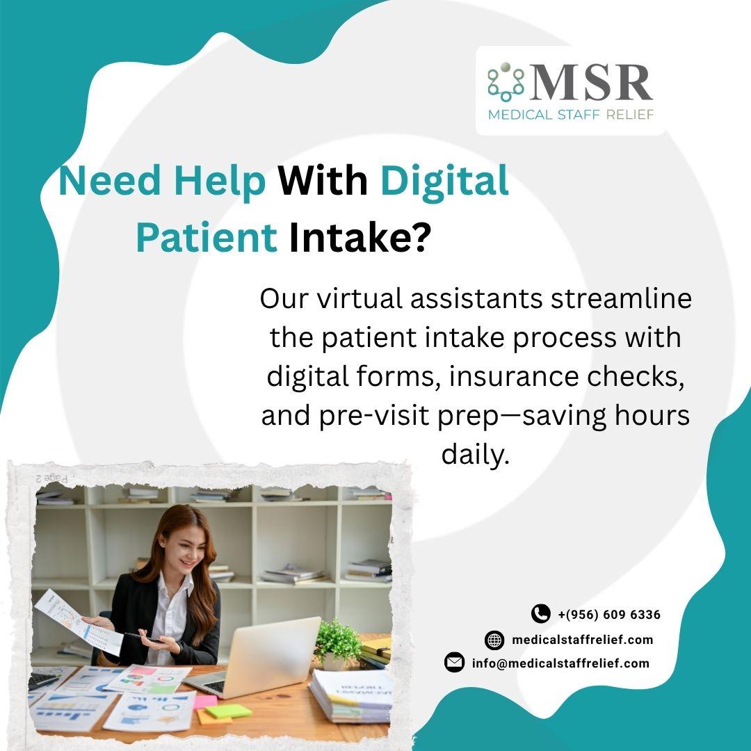 msr_serve's tweet image. Tired of paperwork and scheduling delays? Our virtual assistants handle digital forms, insurance verification, and pre-visit preparation, so your team can focus on patient care, not admin work.

👉medicalstaffrelief.com
📞 (956) 609-6336
✉️ info@medicalstaffrelief.com