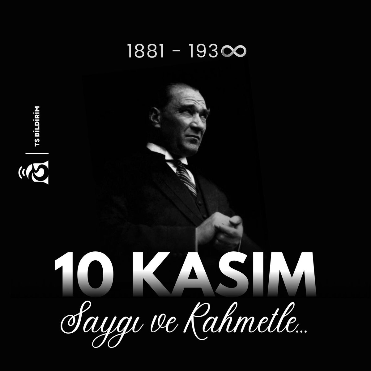 🇹🇷 Türkiye Cumhuriyeti'nin kurucusu Gazi Mustafa Kemal Atatürk'ü, vefatının 87. yılında sevgi, saygı ve rahmetle anıyoruz.