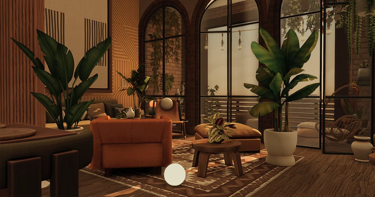 gaberialsims's tweet image. The Jang's Apartment. 🪴