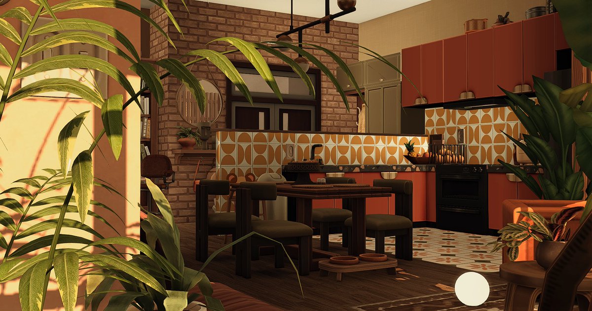 gaberialsims's tweet image. The Jang's Apartment. 🪴