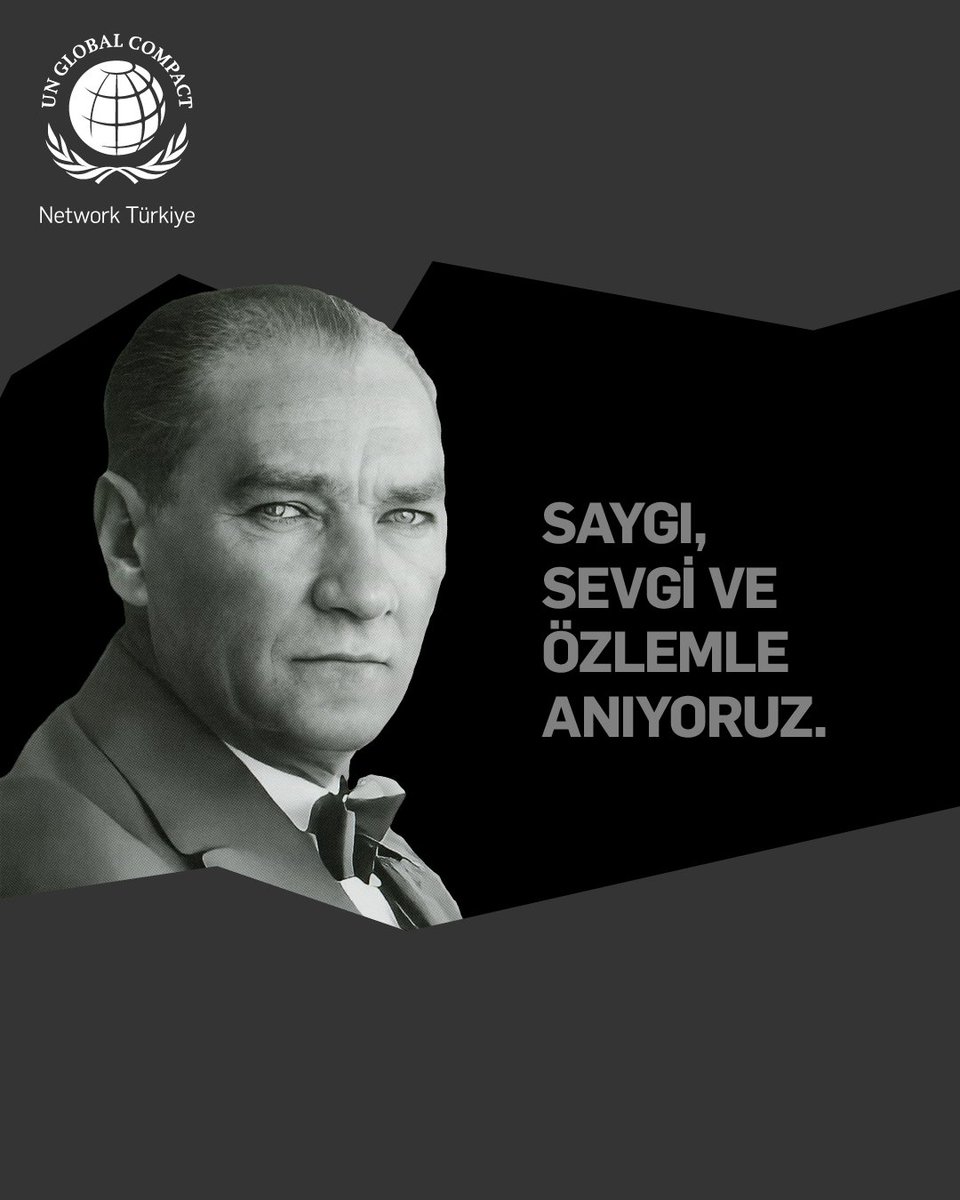 Ulu önder Gazi Mustafa Kamal Atatürk'ü saygı, sevgi ve özlemle anıyoruz.