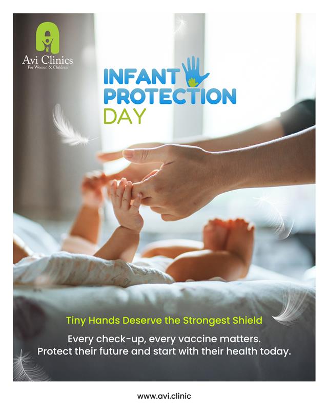 AVIClinics's tweet image. Infant Protection Day!
Tiny Hands Deserve the Strongest Shield
Every check-up, every vaccine matters. Protect their future and start with their health today.

#InfantProtection #ProtectionDay  #InfantProtectionDay #InfantProtectionDay2025