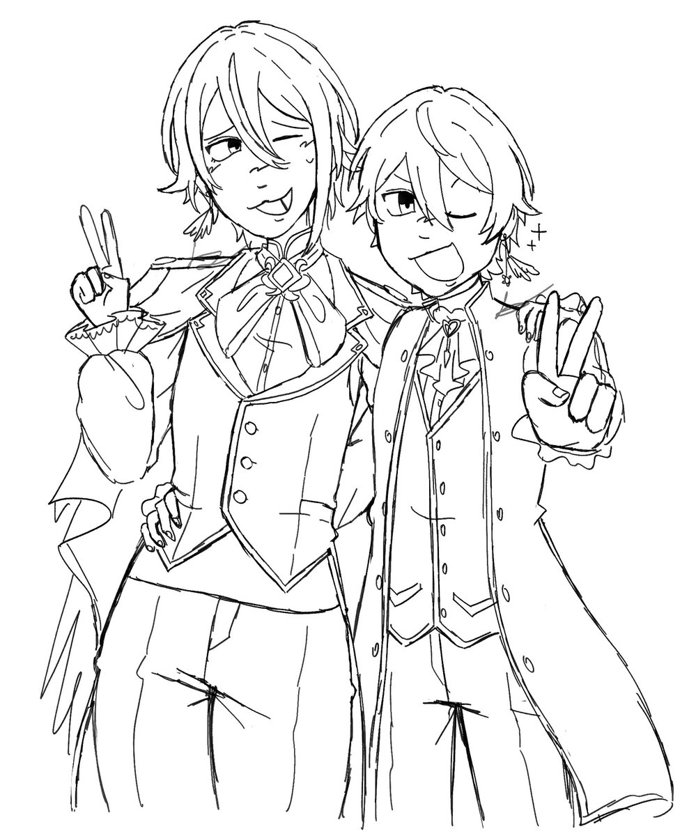 quickly drew the new cards... it's 5am and i haven't slept yet... #司類