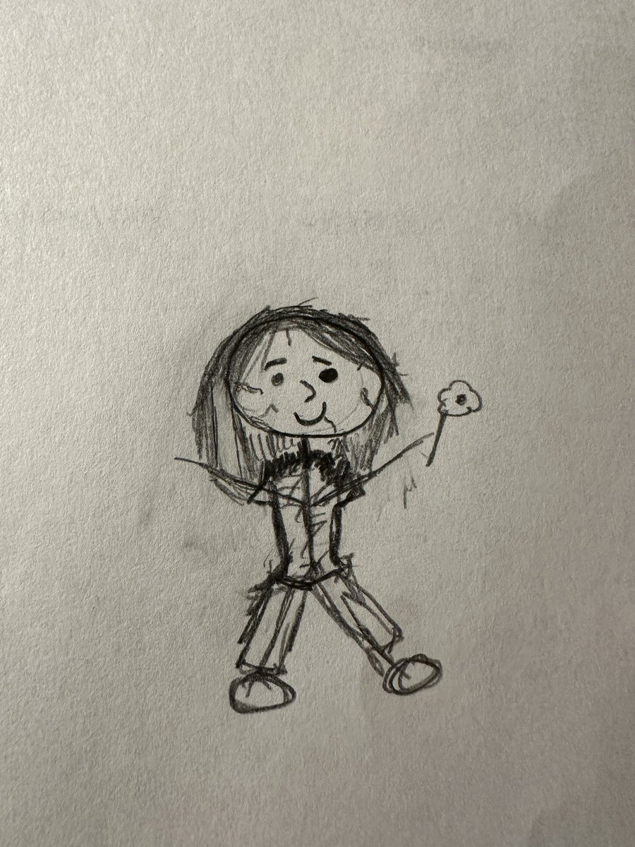 Pt 2 of the drawing set, he’s thriving :)