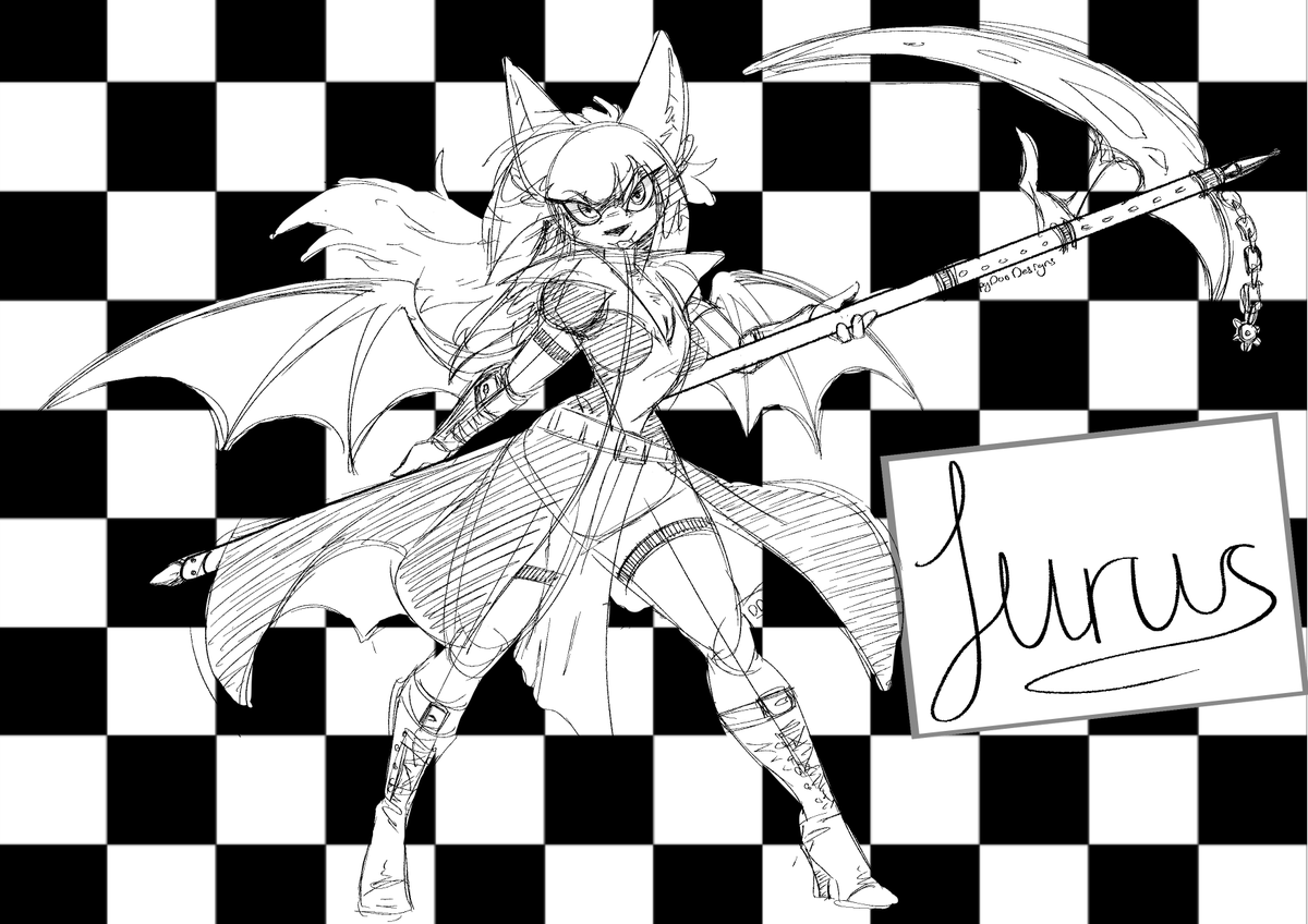 Ever just get the extreme urge to draw something edgy?

Furus the bat~

#furry #furrygirl #furryartist #furryfandom #furryarwork #furrycommunity #art #artwork #sketch #scythe #edgy