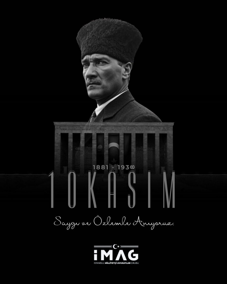 Cumhuriyetimizin Kurucusu, Kurtuluş Savaşımızın Başkomutanı, bağımsızlığımızın mimarı Gazi Mustafa Kemal ATATÜRK’ü 87. ölüm yıl dönümünde saygı, minnet ve rahmetle anıyoruz.