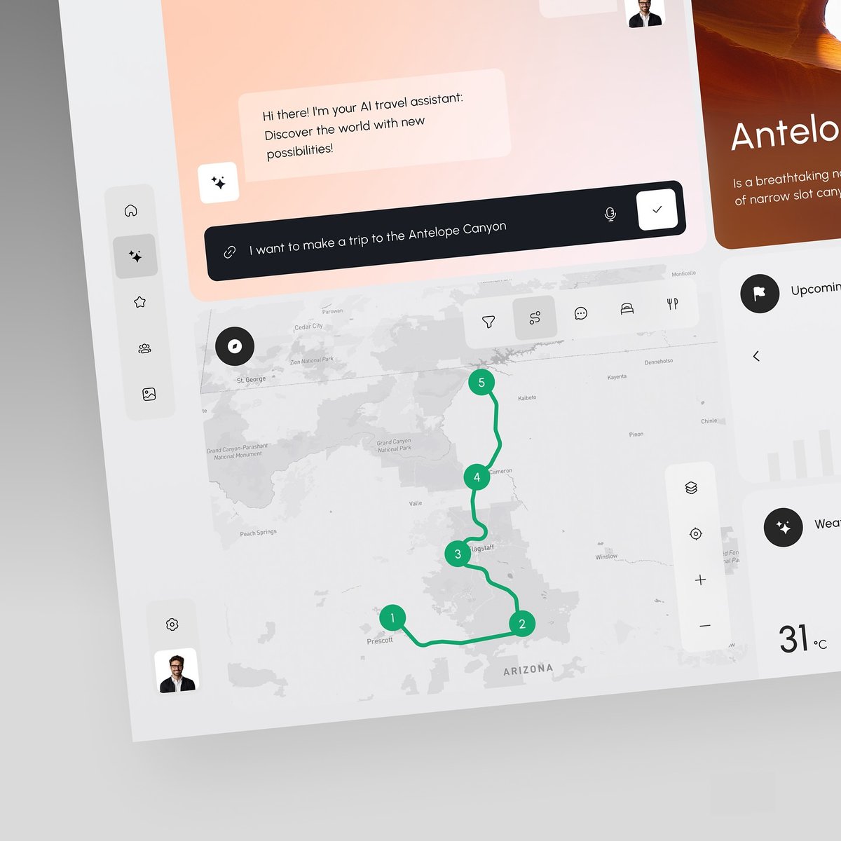 quickdiv's tweet photo. 🌍 Smarter journeys. Effortless travel.

#travelapp #aitravel #aiassistant #webapp #quickdiv #uiux #webdesign #travelplanner #webdevelopment #saas #techstartup #traveltech #productdesign #modernui #uxinspiration #innovation #softwaredevelopment #aiplatform #digitaltravel https://t.co/KlwcyQQGQO