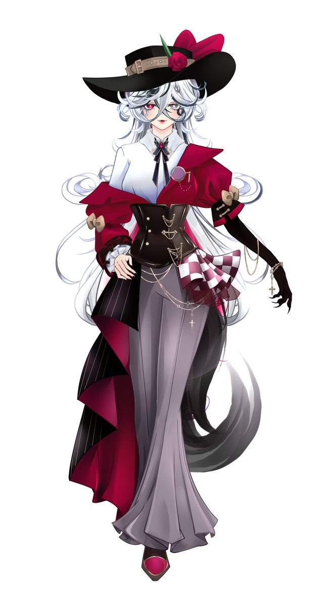 CrowCollie's tweet image. 🎨Concept VS Final 🎨

I designed and drew my model completely myself!! I can't wait to see life put into her one day!!💝