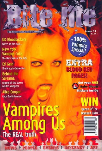 Bite Me magazine covers