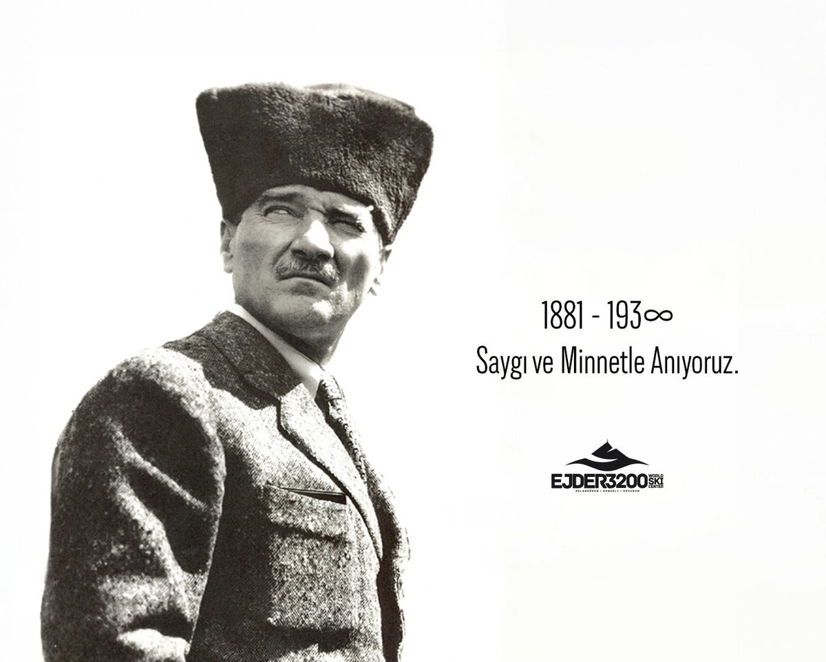Türkiye Cumhuriyeti'nin banisi, fikirleriyle ve eserleriyle ölümsüzleşen Gazi Mustafa Kemal Atatürk'ü, ebediyete intikalinin yıl dönümünde rahmetle ve sonsuz saygıyla anıyoruz.

#10Kasım #Fikirlerölmez