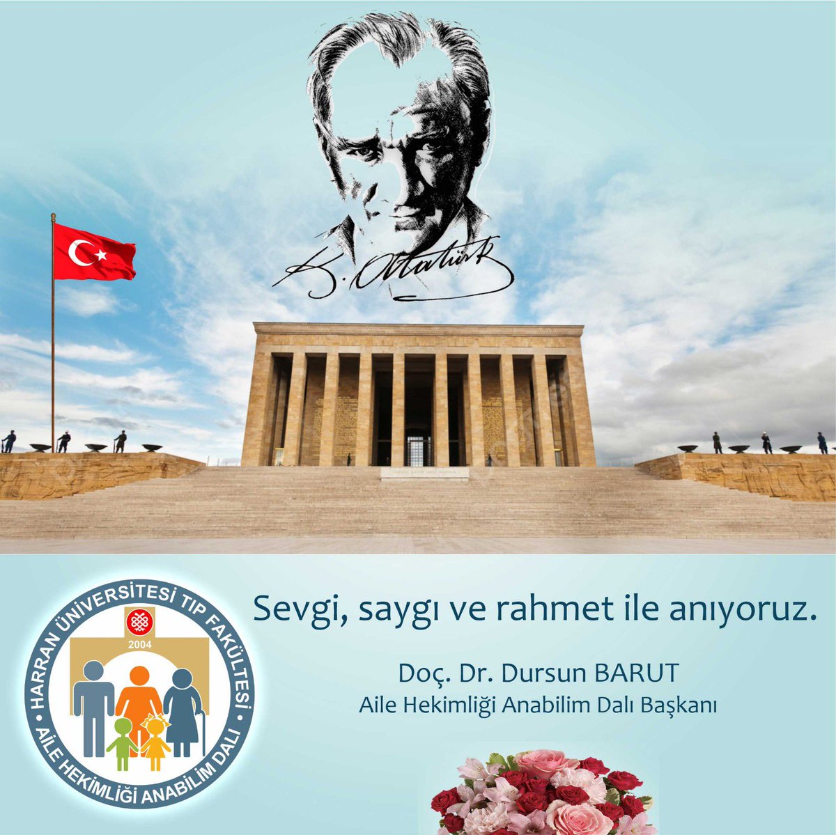 Cumhuriyetimizin kurucusu Gazi Mustafa Kemal Atarürk’ü aramızdan ayrılışının yıldönümünde rahmetle, minnetle anıyoruz.