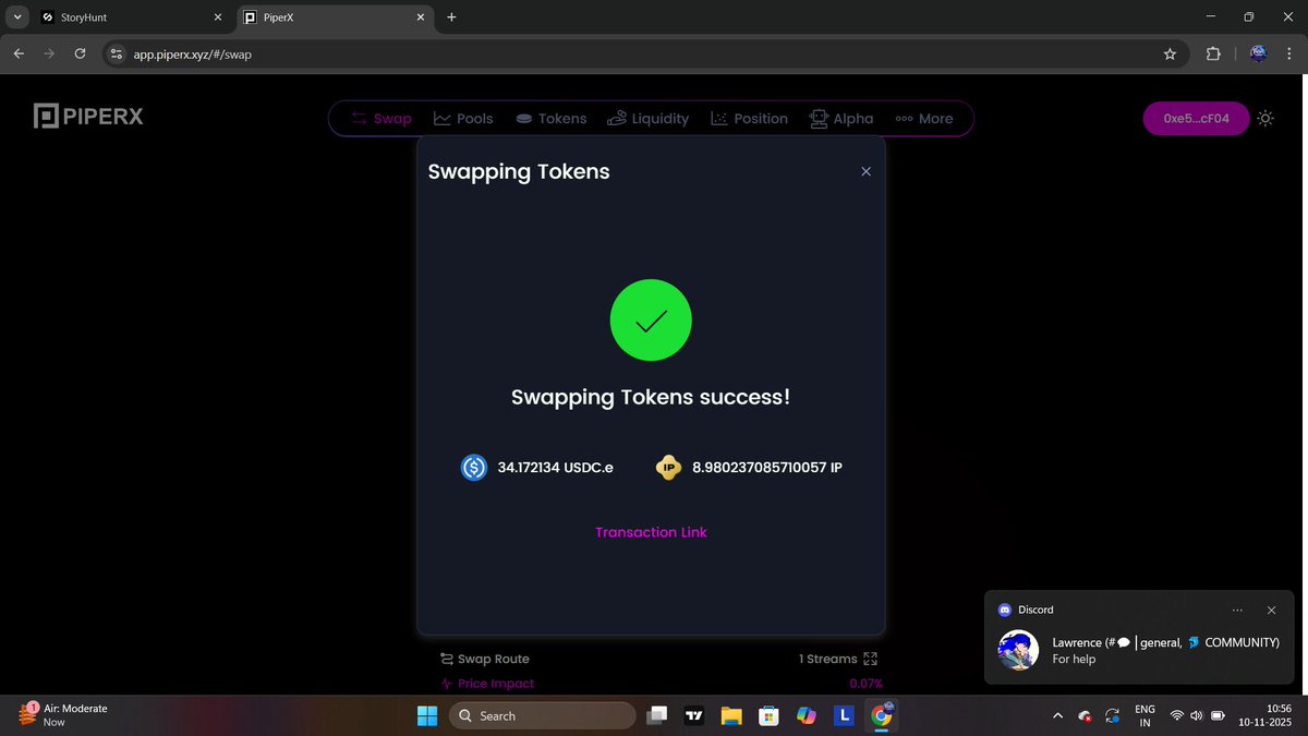 Gmip guys... have a good day!!!!

Exploring ecosystem daily!!

Experience:- smooth and fast, love the easy and understandable UX
&gt;&gt;&gt;&gt;&gt;&gt;&gt;&gt;&gt;&gt;&gt;&gt;&gt;&gt;&gt;&gt;&gt;&gt;&gt;&gt;&gt;&gt;&gt;&gt;&gt;&gt;&gt;&gt;&gt;&gt;&gt;&gt;&gt;&gt;&gt;&gt;&gt;&gt;&gt;&gt;

 <a href="/StoryProtocol/">Story</a> <a href="/PiperxProtocol/">PIPERX ꧁IP꧂</a>