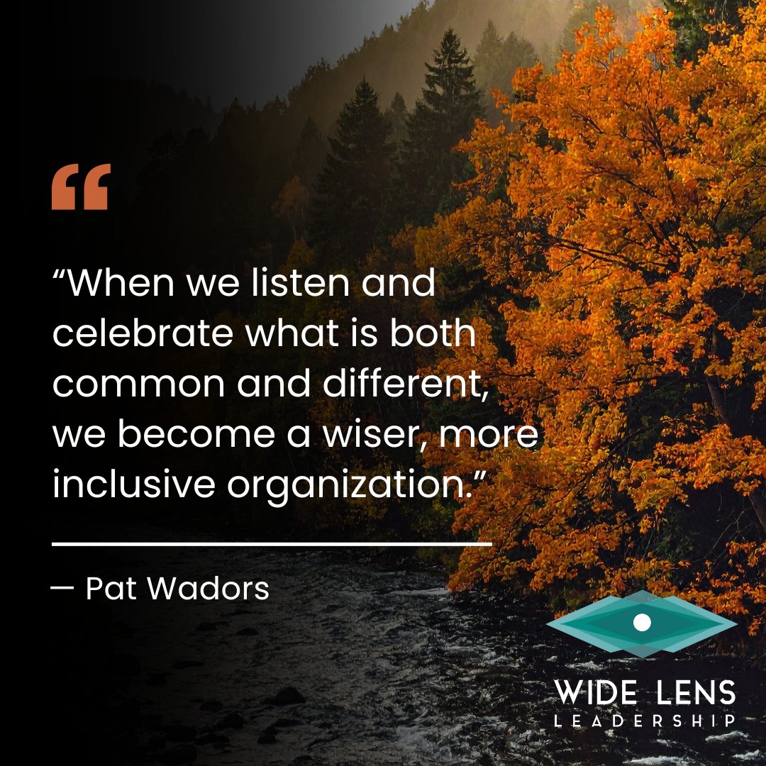Great leaders don’t just look for what unites their teams; they listen for what makes each person unique — their perspectives, stories, and lived experiences. When we do this, we expand not only our understanding but also our collective intelligence.