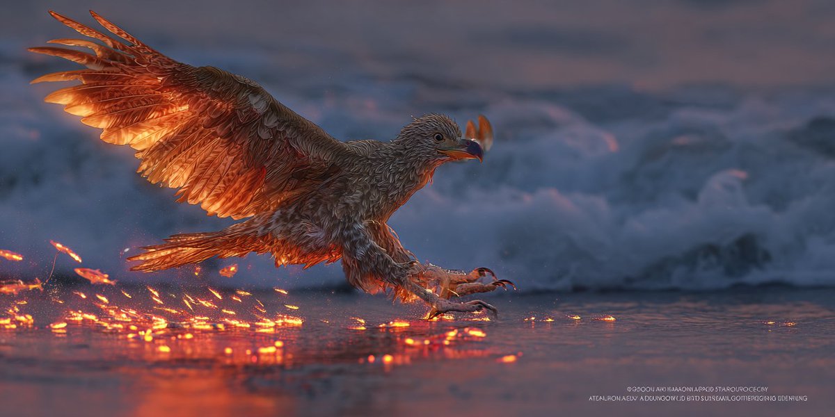 The ocean roars, the fire answers 🔥❤️‍🔥