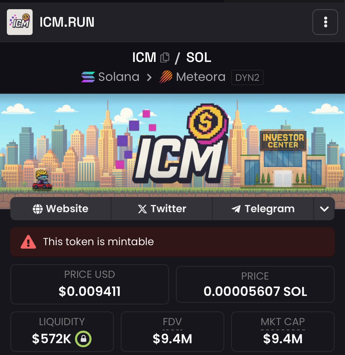 if you are betting on solana and believe in the ICM narrative / onchain equity / tokenized equity / startups on chain you should have exposure and be rooting for  <a href="/icmdotrun/">ICM.RUN</a>