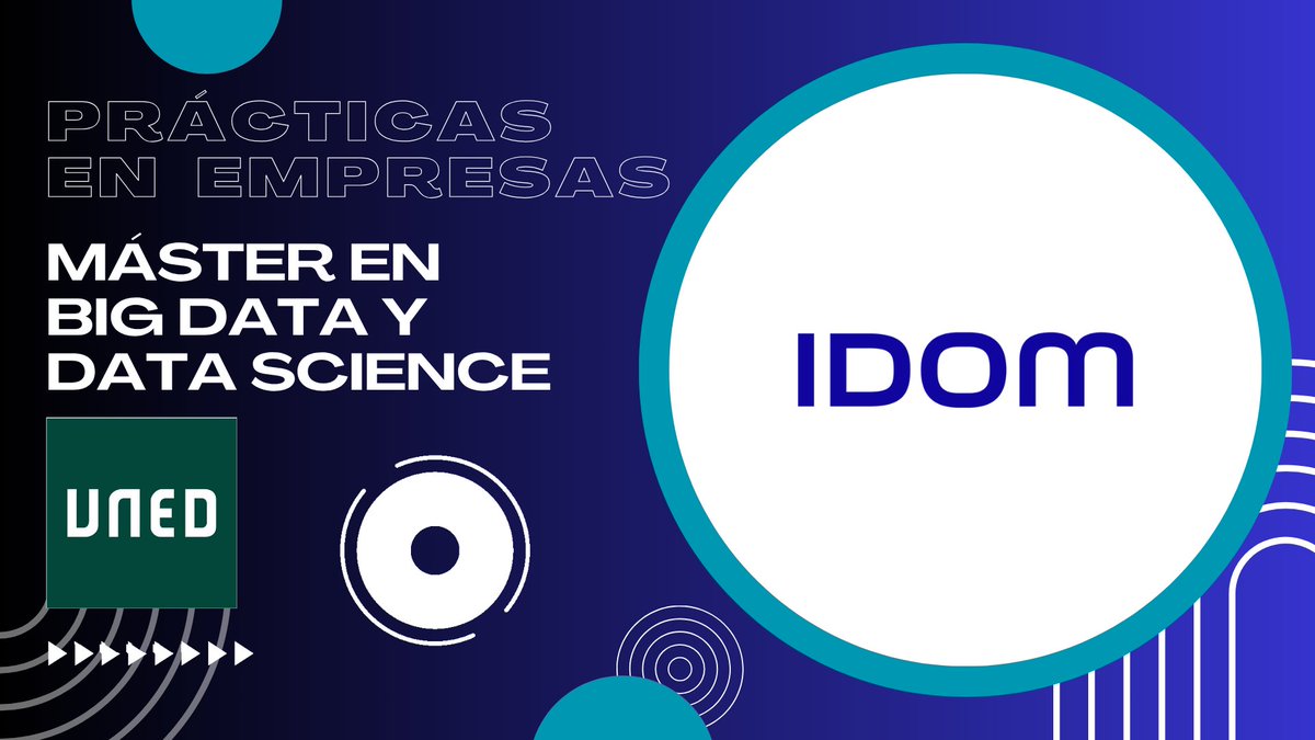 bigdatauned's tweet image. PRESENTACIÓN DE LA EMPRESA IDOM PARA EL MÁSTER EN BIG DATA Y DATA SCIENCE DE LA UNED:
canva.com/design/DAG4Mey…
Máster en Big Data y Data Science: masterbigdataonline.com
@FundacionUNED #DataScience #AnálisisDeDatos #CienciaDeDatos #TransformaciónDigital