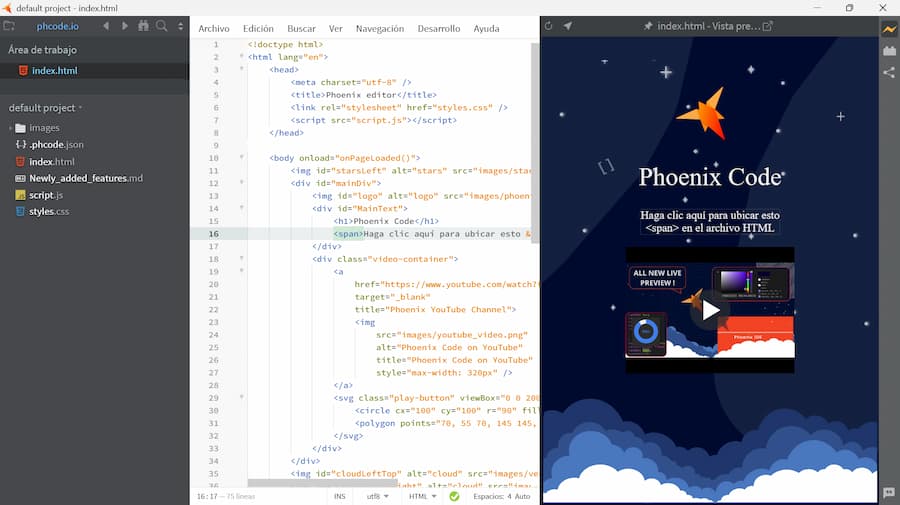 softapps's tweet image. ¿Cansado de editores de #código complejos? 🚀 

Descubre Phoenix Code, el editor que hace que #programar sea intuitivo y fluido. 

Con vista previa en vivo, herramientas visuales e integración con Git. 

➡️softandapps.info/2025/11/10/pho…