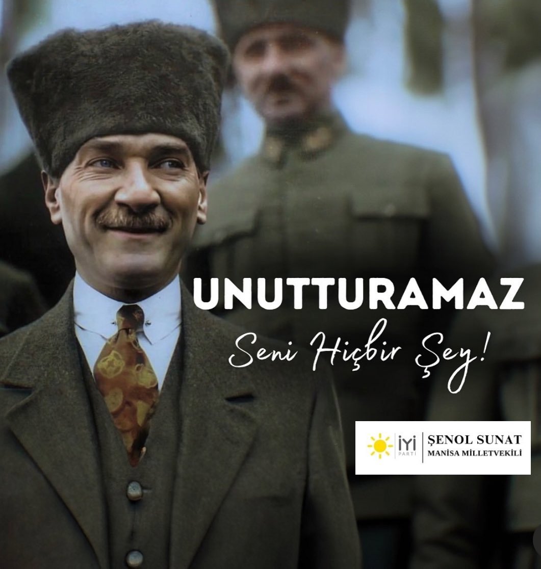 Vefatının 87. Yılında, Cumhuriyetimizin banisi, Büyük Türk Milletini sarsılmaz azmiyle kurtaran, 

Gazi Mustafa Kemal ATATÜRK'ü saygıyla, özlemle, rahmet ve minnetle anıyorum. 

Ruhu şad, mekanı cennet olsun.