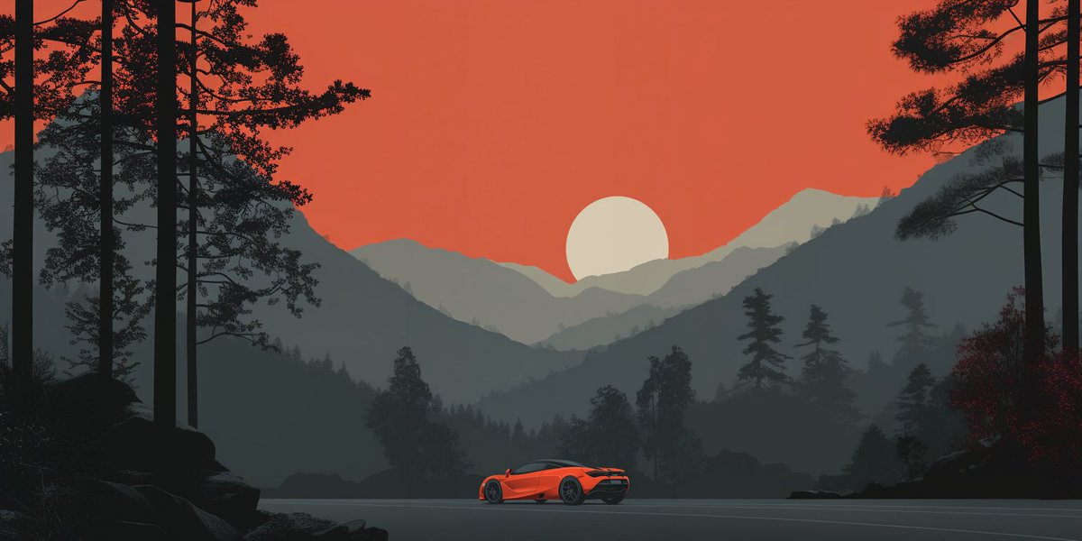 Every sunset fuels another drive 🚗🚗