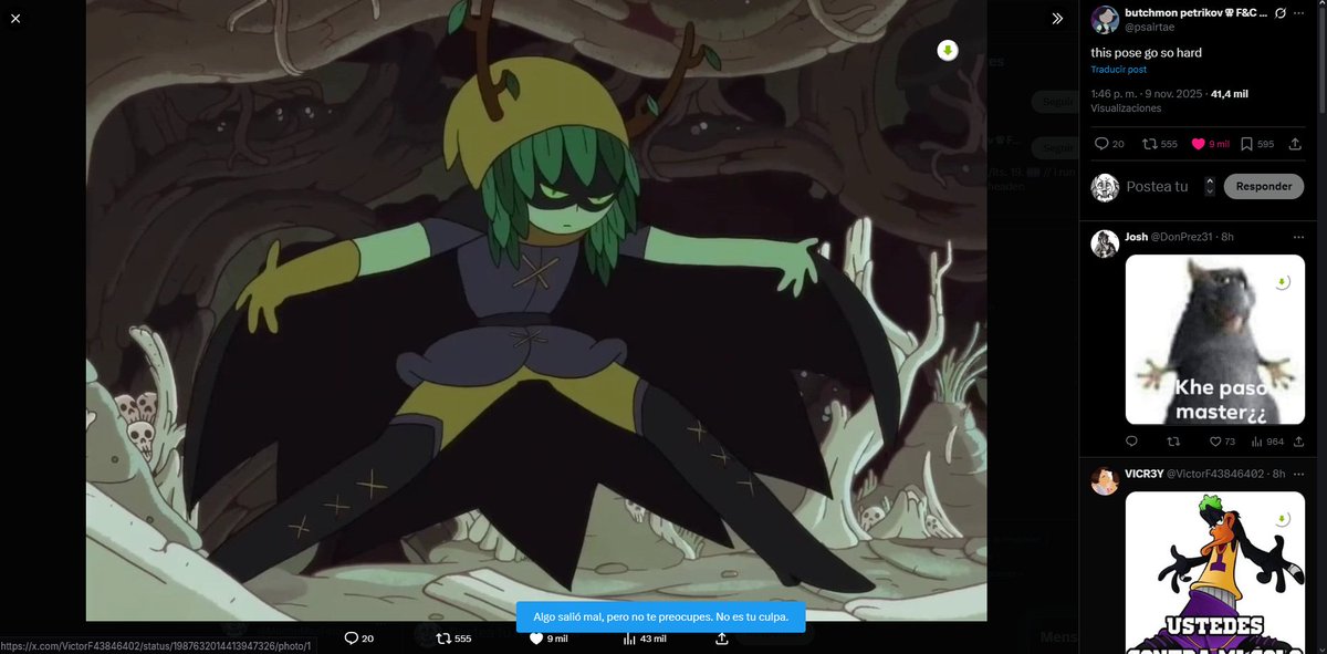 Había visto este post en Twitter y cuando quería citarlo, supe que habían borrado el post original, que rabia "¬w¬ 🤣
Debería terminarlo? O lo dejare como esos muchos bocetos inconclusos? 🤔