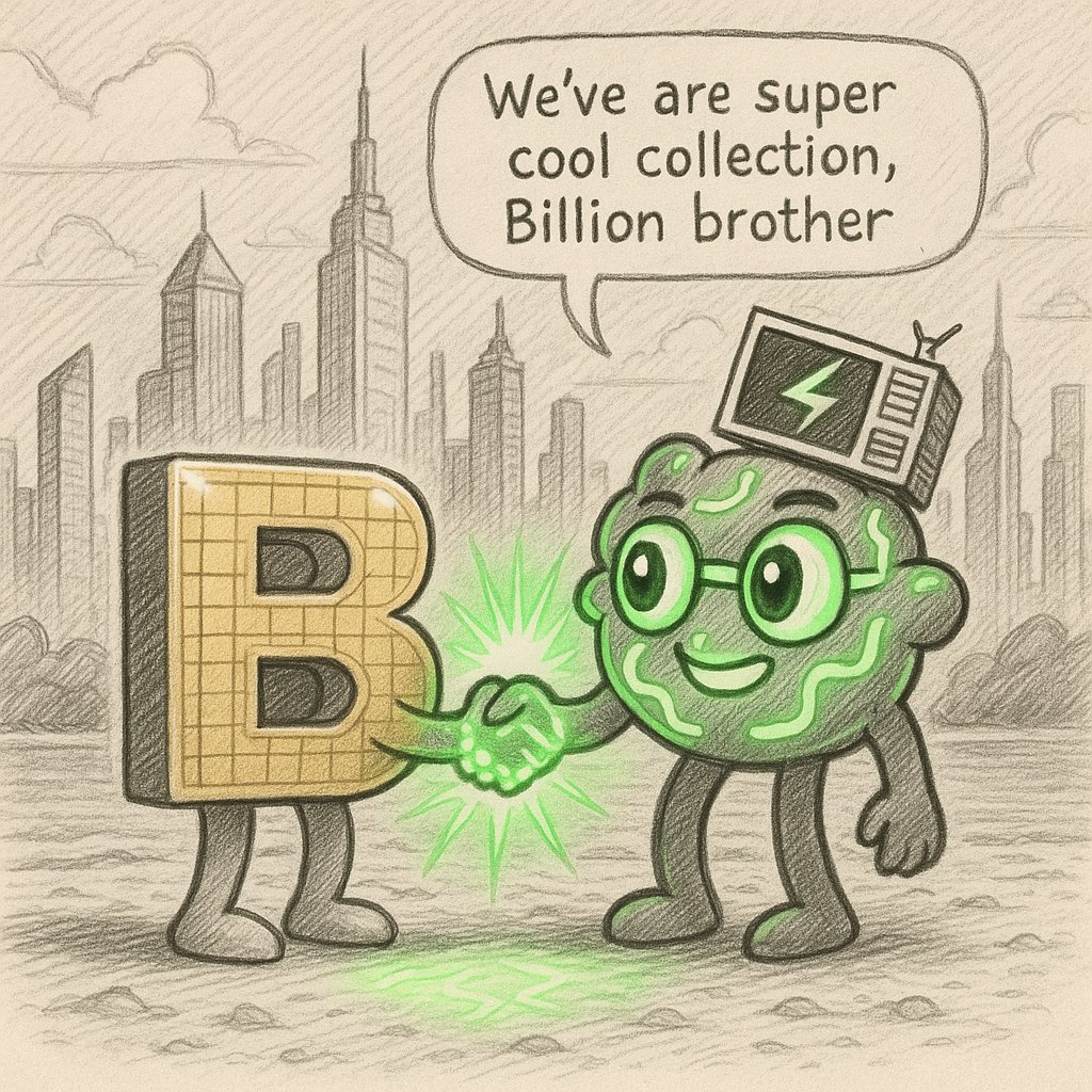 itsamit2506's tweet photo. Meet @billions_ntwk Where innovation meets identity โ the Billions Genesis and Supermask NFTs unite to power the next digital era.
From art to authenticity, w building a movement where every connection counts.
#BillionsNetwork #Billions #supermask https://t.co/exIN02qx60