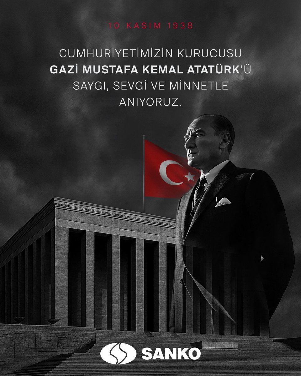 Cumhuriyetimizin kurucusu Gazi Mustafa Kemal Atatürk’ü, ebediyete irtihalinin 87’nci yıl dönümünde rahmet, minnet, saygı ve özlemle anıyoruz.

Yolumuzu aydınlatan ilkeleri ve en büyük eseri olarak gördüğü Cumhuriyet, Atamızdan bize; bizden geleceğe emanet.